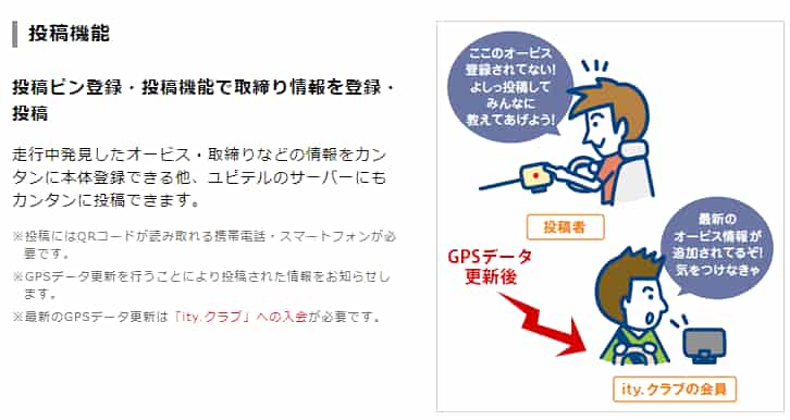 ユピテル　GPSデータ更新
